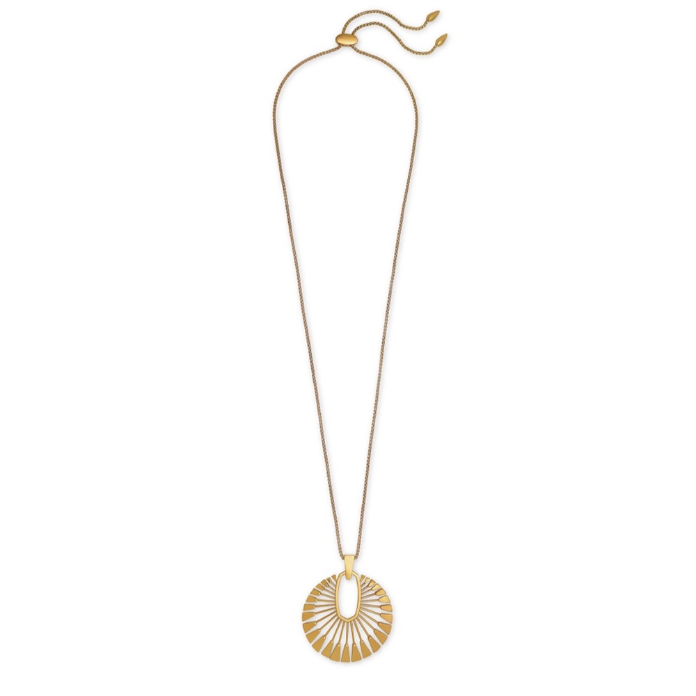 KENDRA SCOTT Deanne Gold Sunburst Necklace - Picture 2 of 12